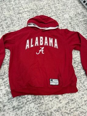 Colosseum Red Hoodie with White Lining